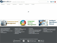 Tablet Screenshot of dynatech.co.za